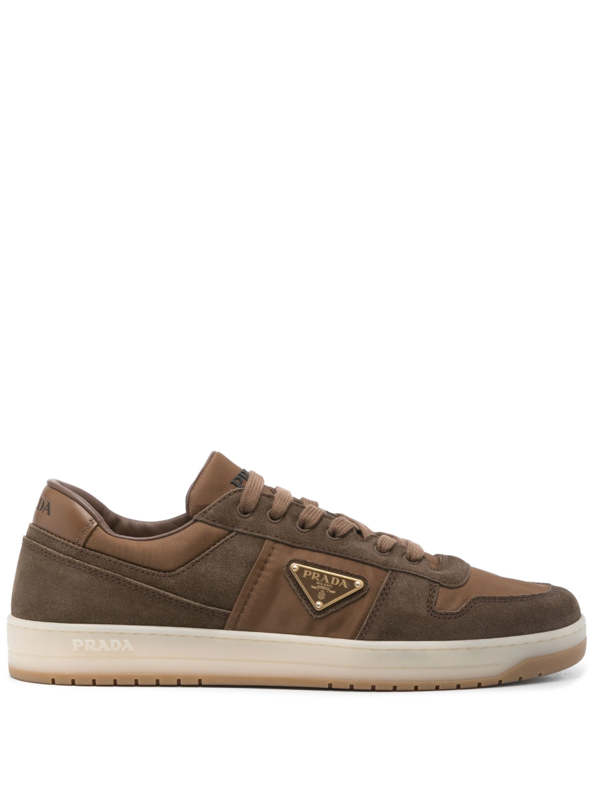 Brown Lace Up Sneakers 1