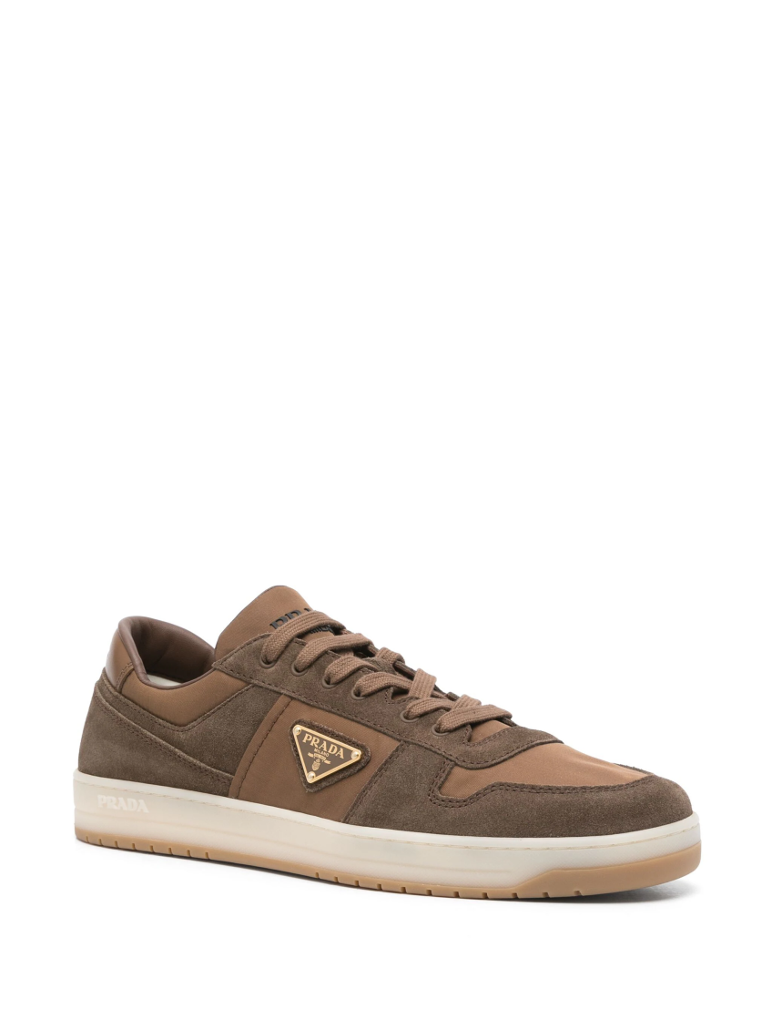 Brown Lace Up Sneakers 2