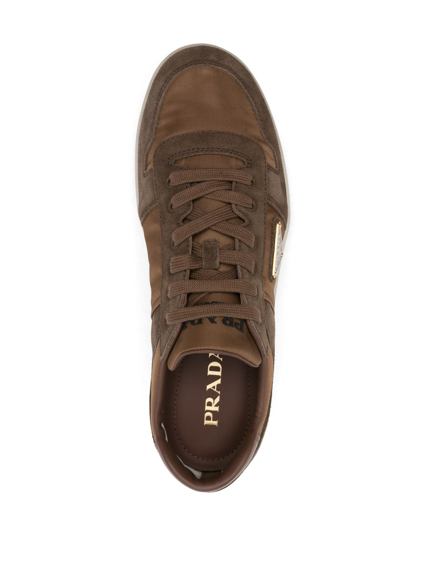 Brown Lace Up Sneakers 4