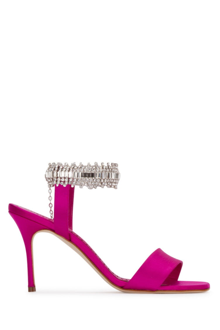 Fuchsia Open Toe Heels 1