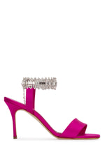 Fuchsia Open Toe Heels 1