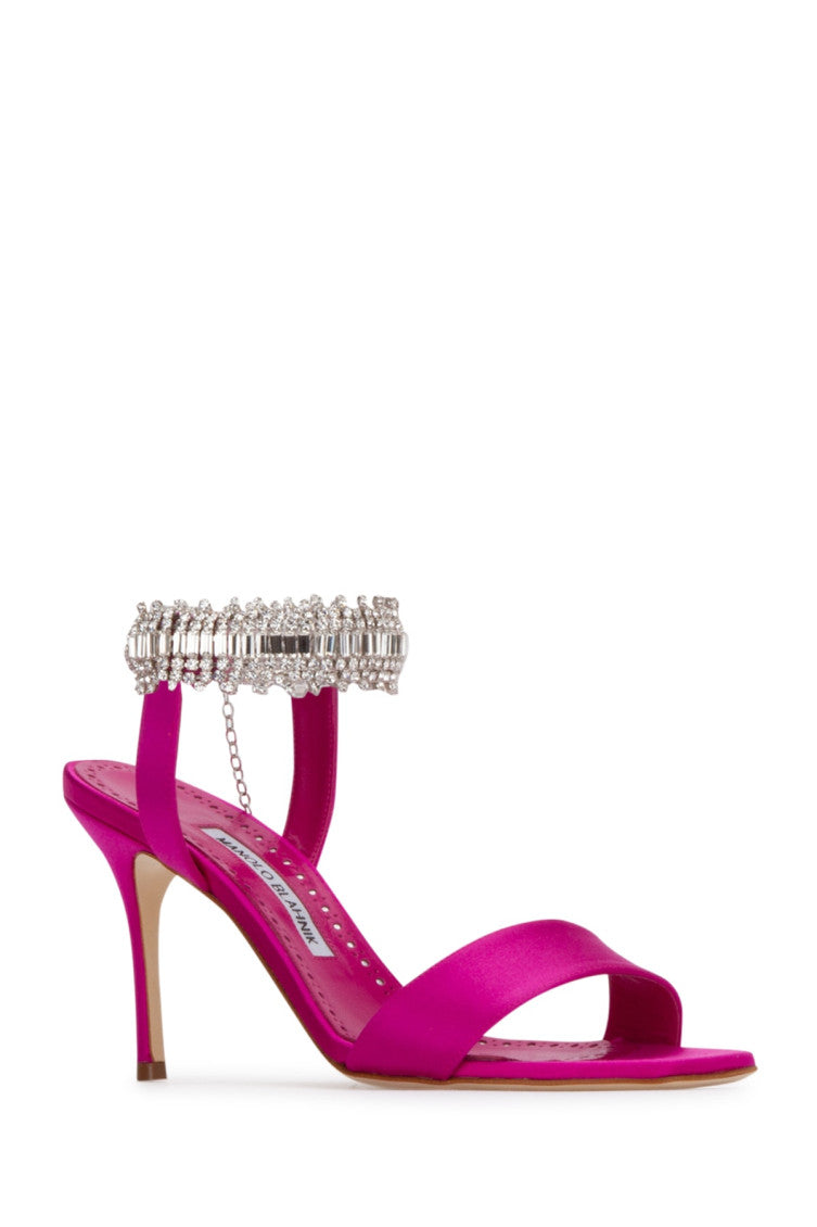 Fuchsia Open Toe Heels 2