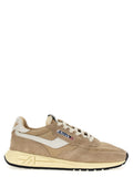 Beige Lace Up Sneakers 1