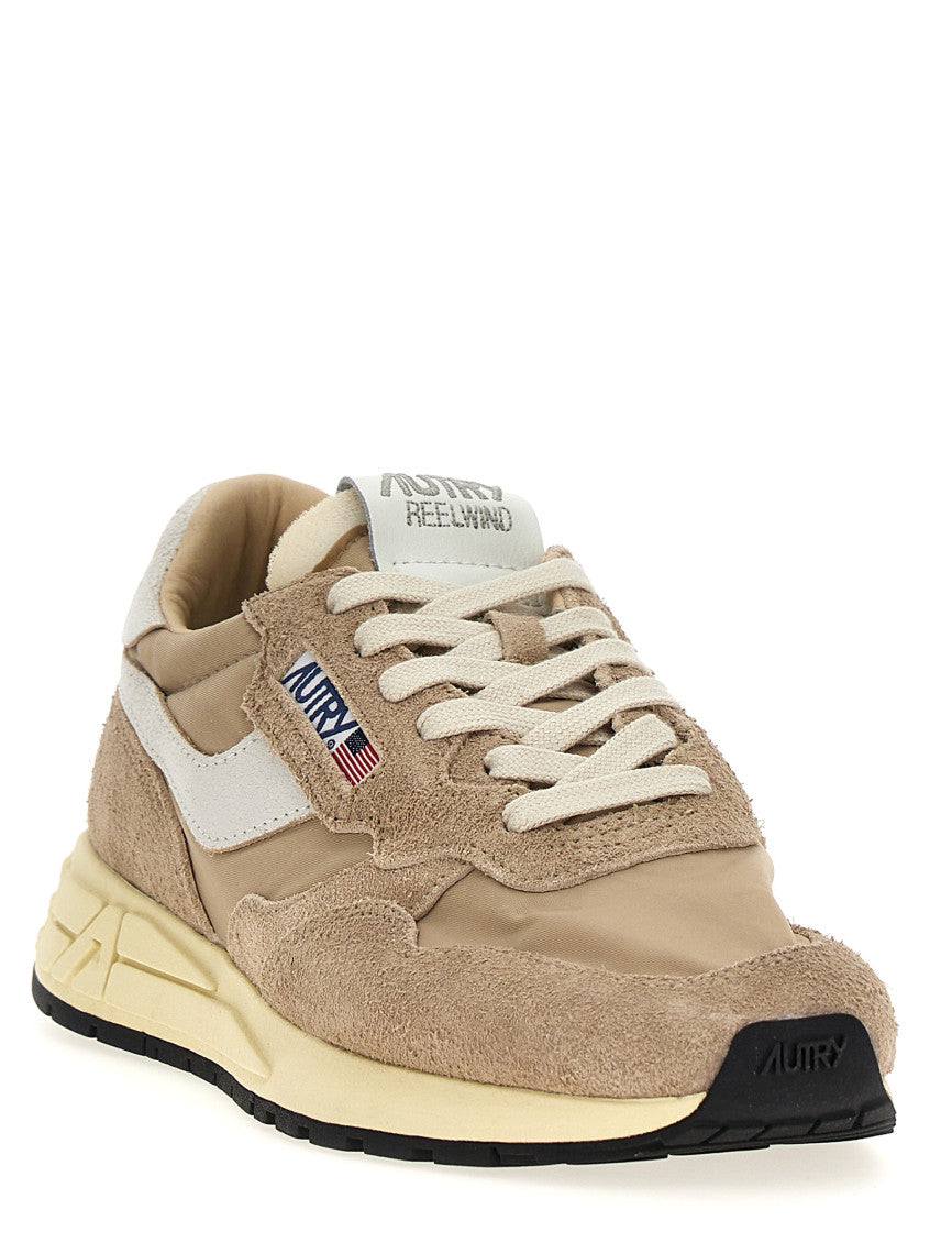 Beige Lace Up Sneakers 2