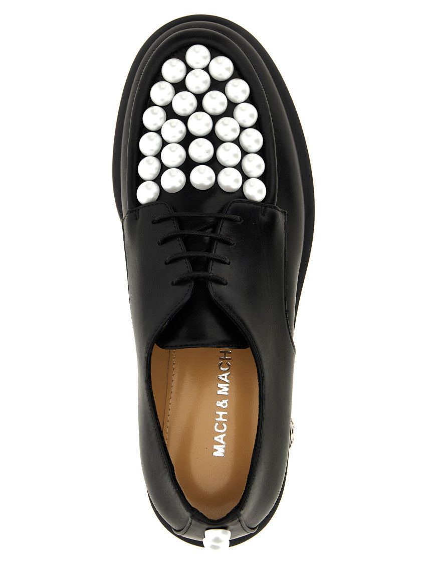 Black Sirene Lace Up Shoes 4