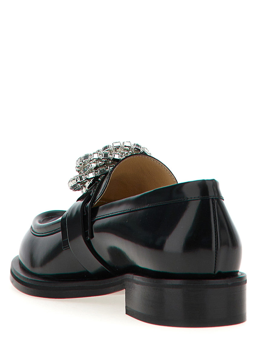 Black Galaxy Leather Loafers 3