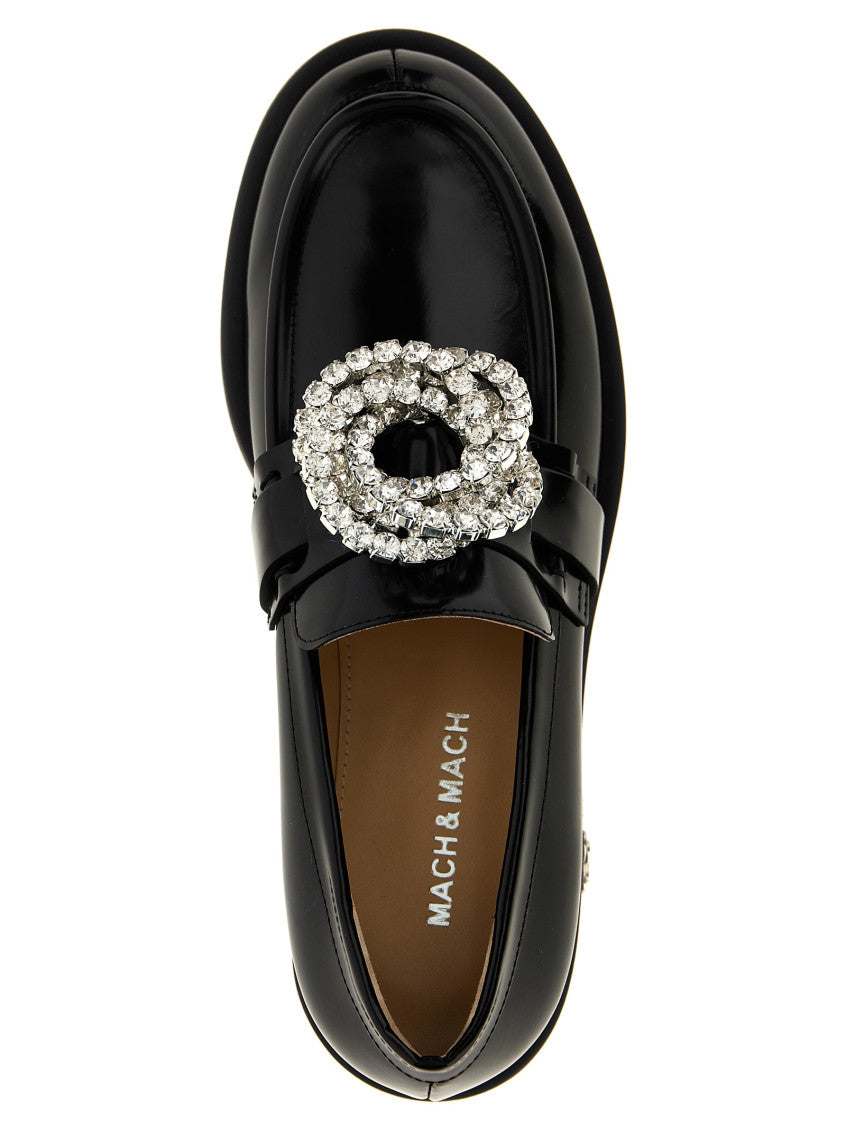 Black Galaxy Leather Loafers 4
