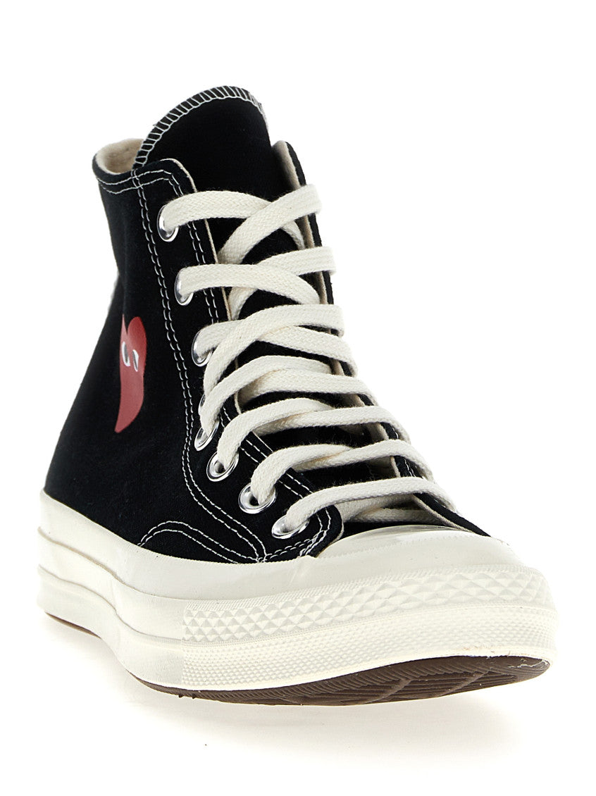 Black Lace Up Sneakers 2