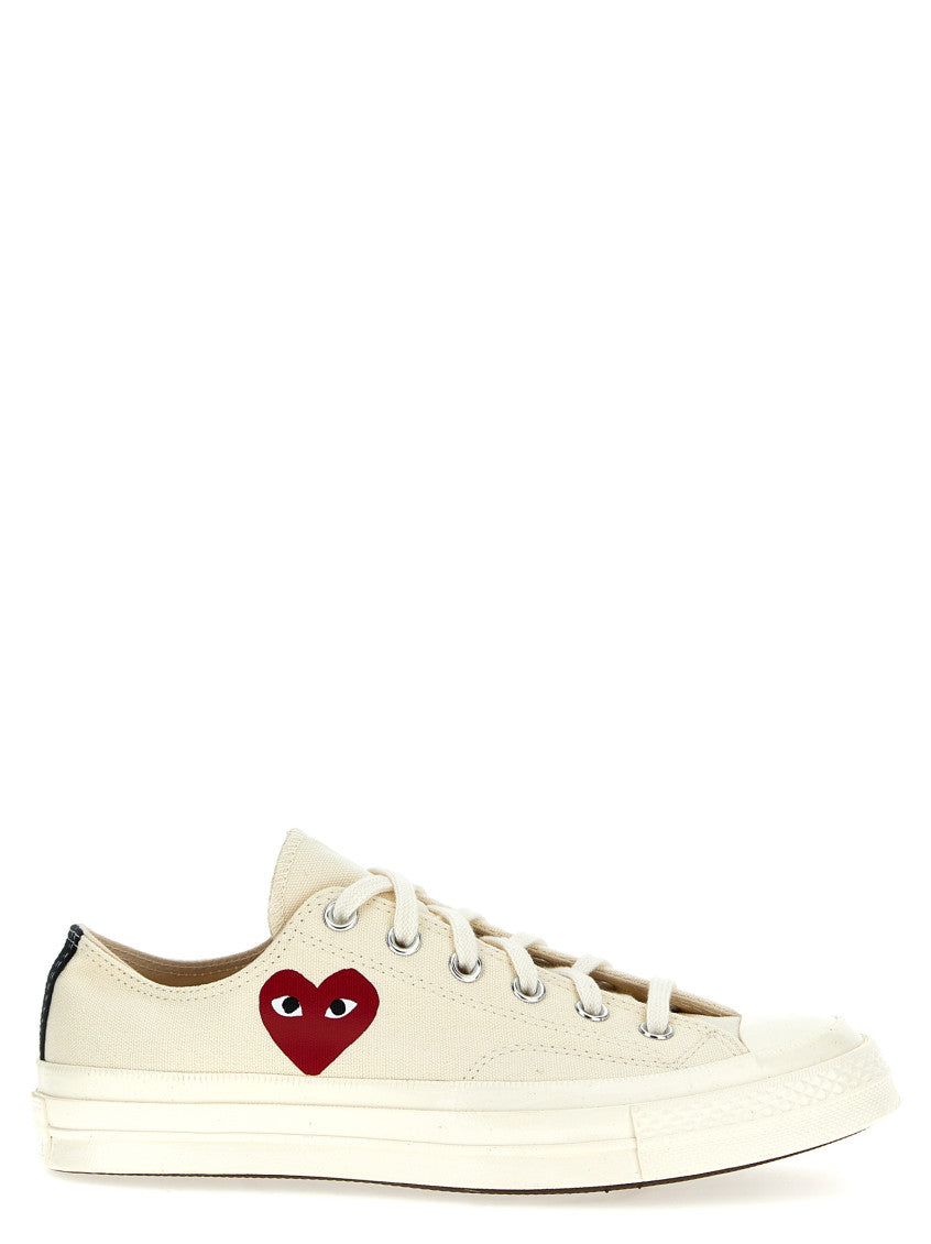 White Lace Up Sneakers 1