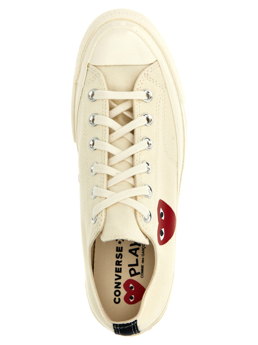 White Lace Up Sneakers 4