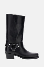Black Leather Boots 1