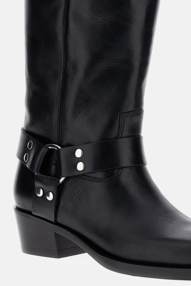Black Leather Boots 4