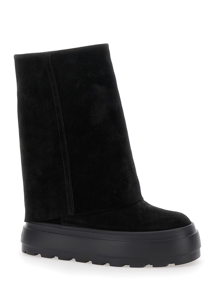 Black Platform Boots 2