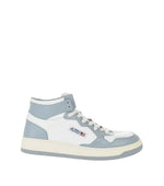 White Color-Block Medalist Sneakers 1