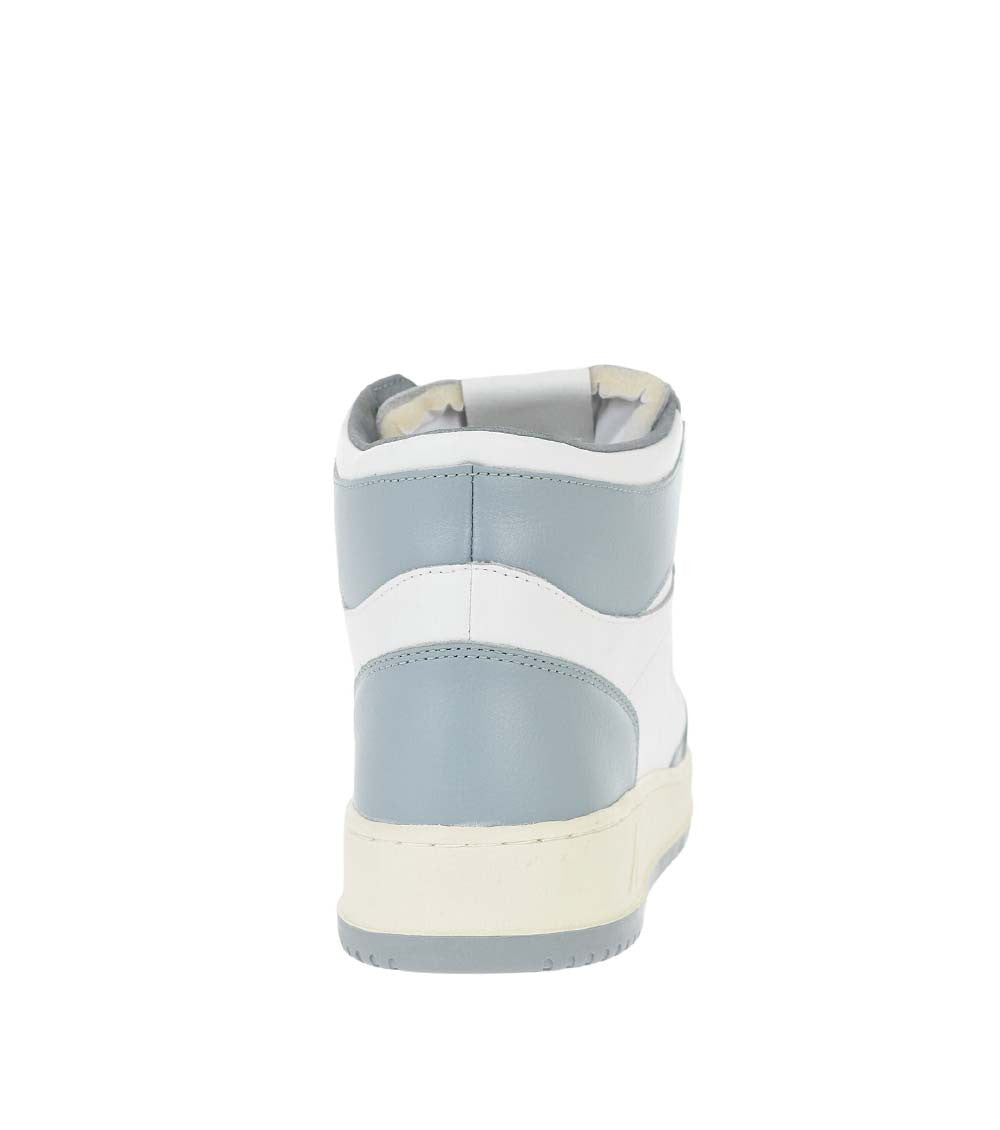 White Color-Block Medalist Sneakers 3