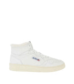 White Logo Medalist Sneakers 1