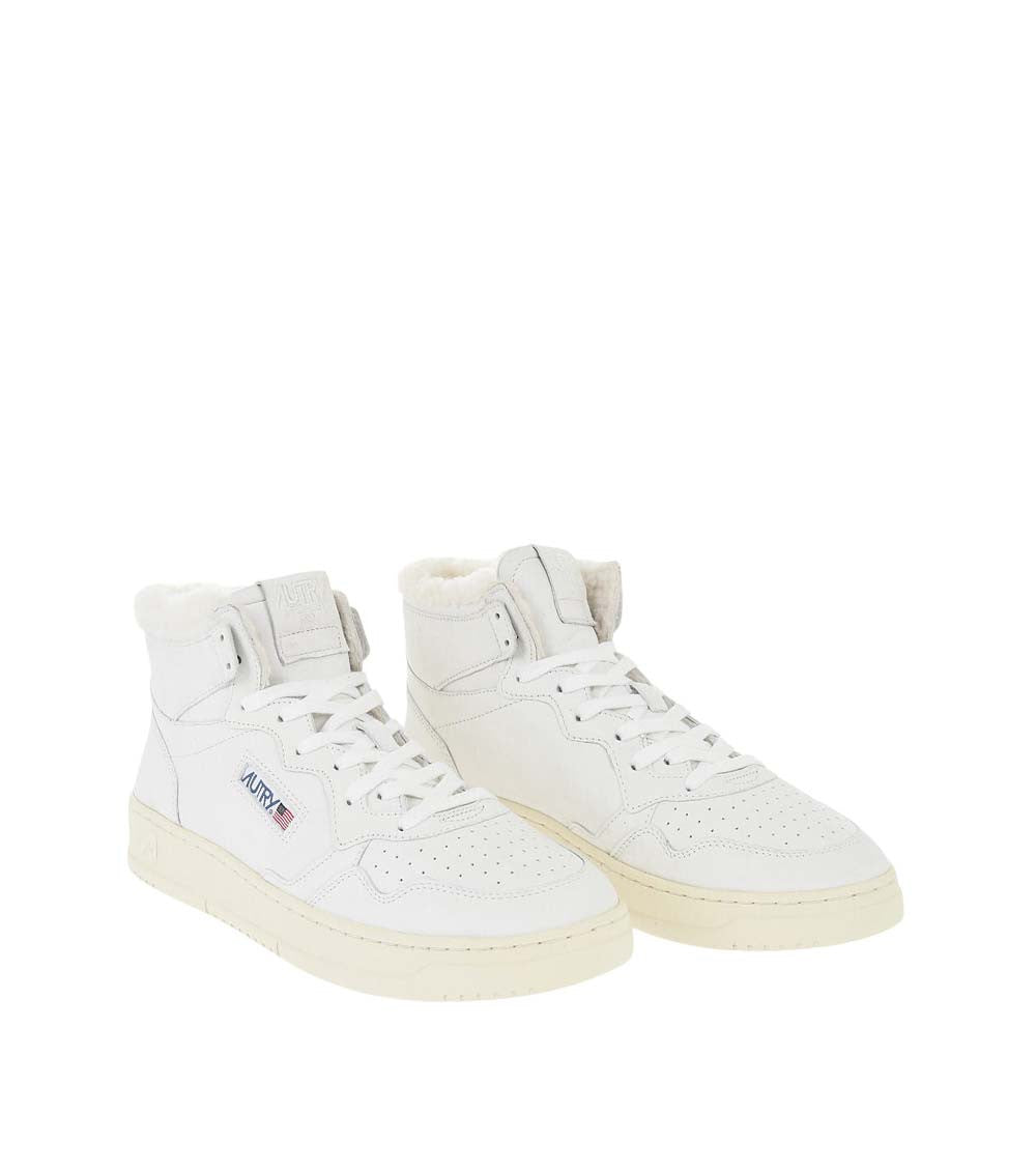White Logo Medalist Sneakers 2