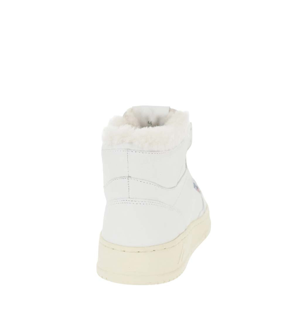 White Logo Medalist Sneakers 3