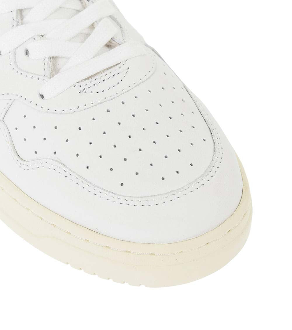 White Logo Medalist Sneakers 4