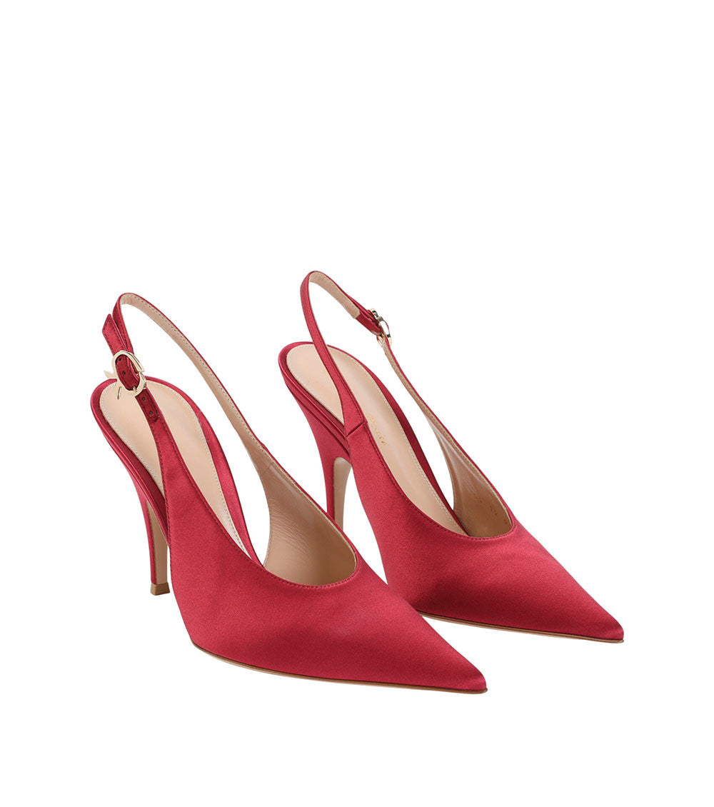 Red Sofia Pumps 3