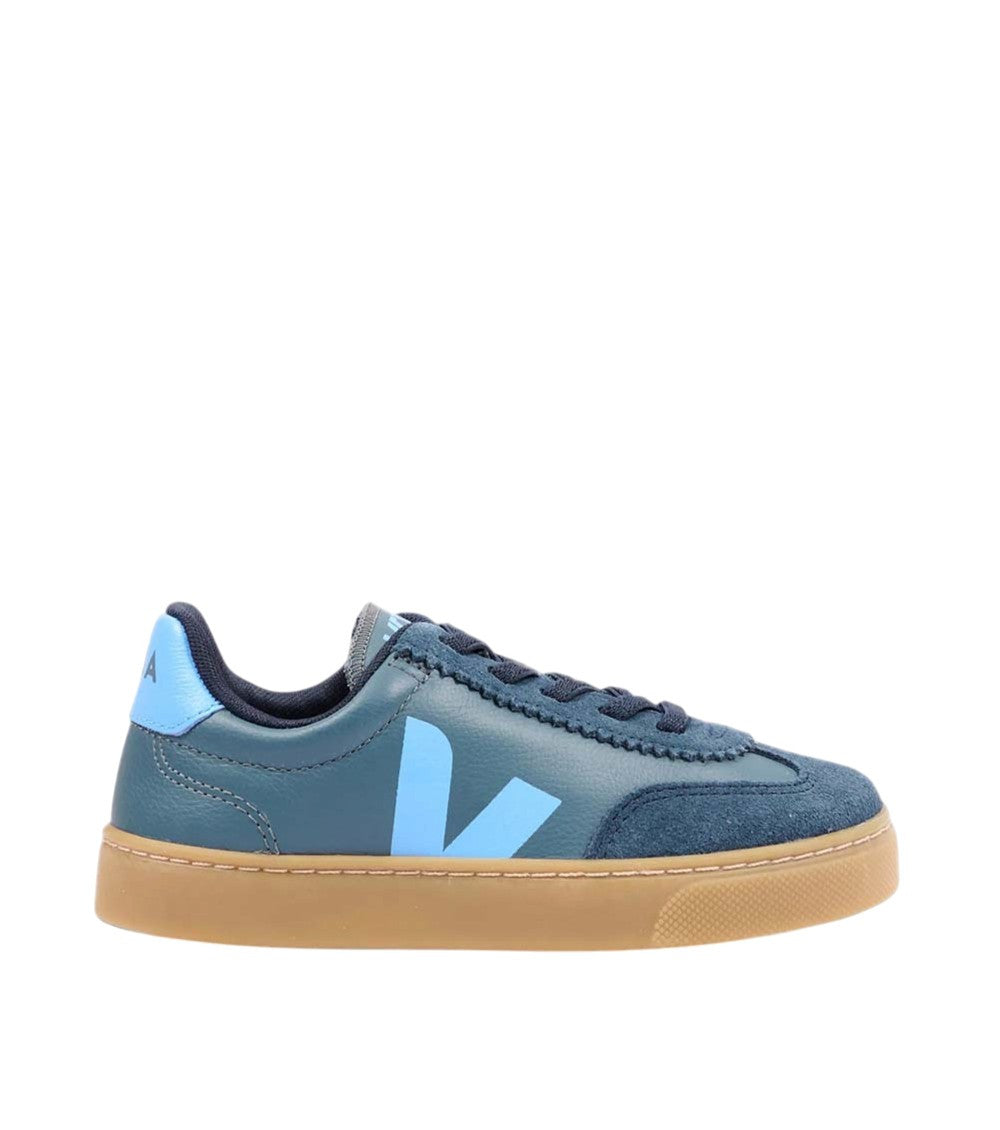 Blue Logo Sneakers 1