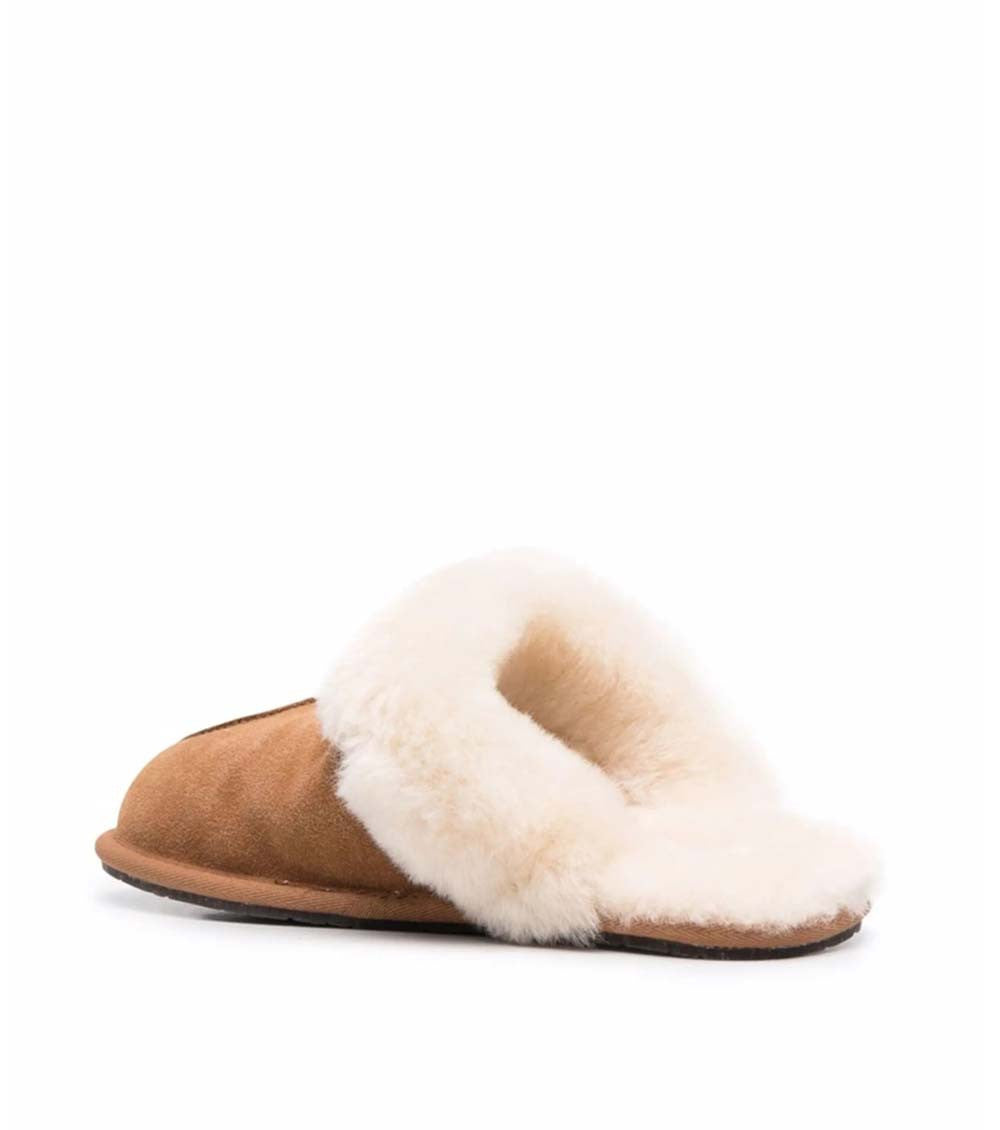 Brown Scuffette Cheche Slippers 4