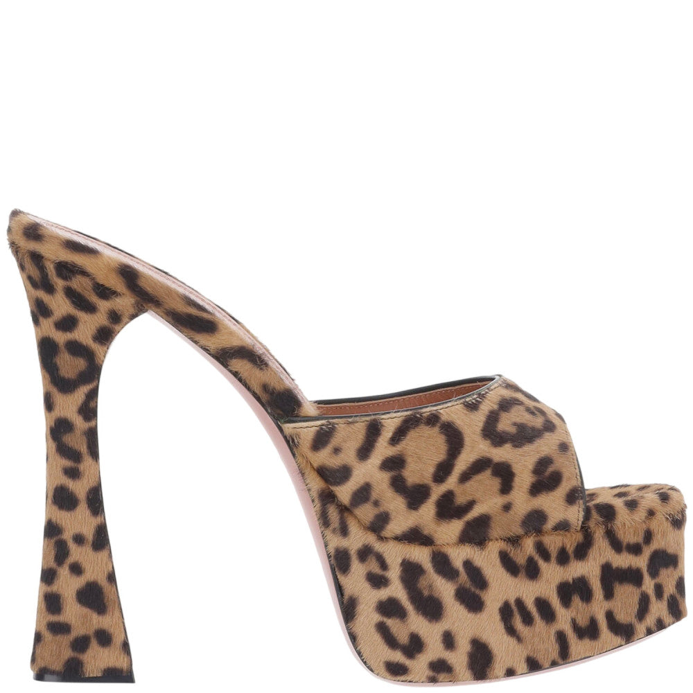 Leopard Print Dalida Heels 1