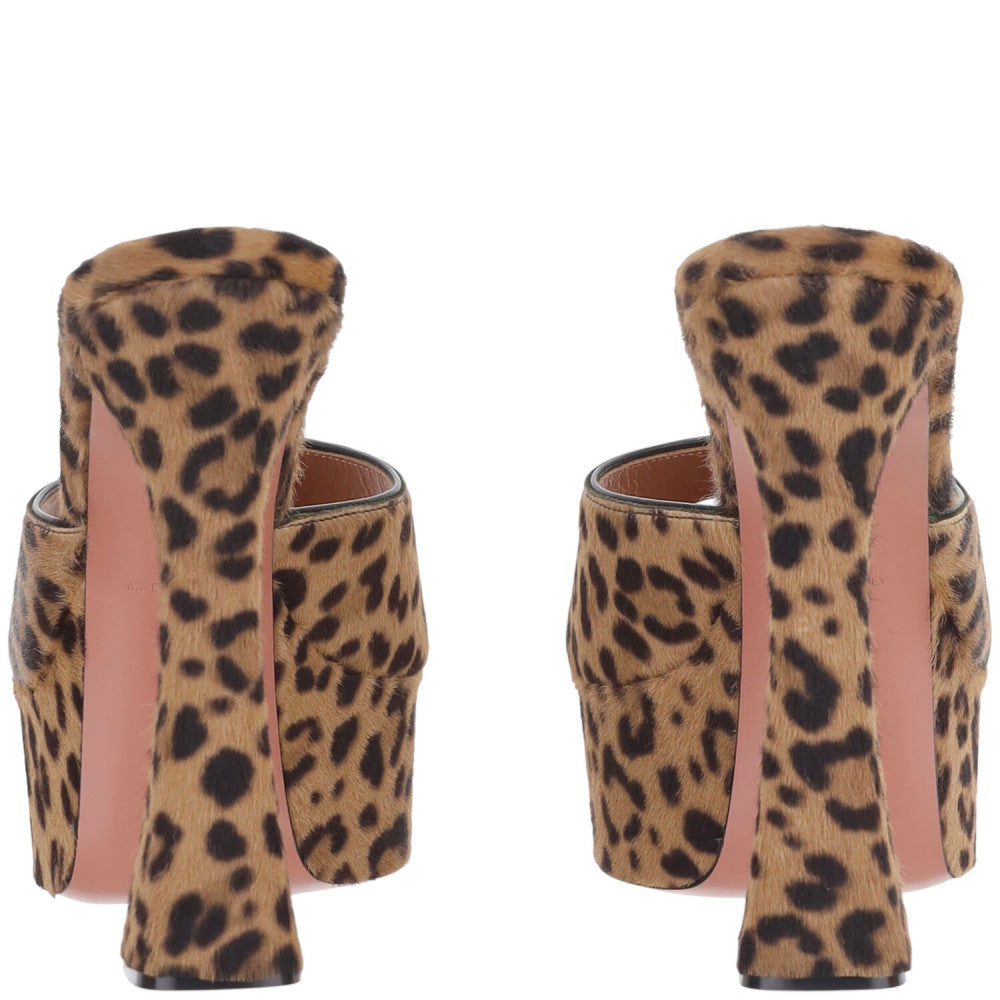Leopard Print Dalida Heels 3