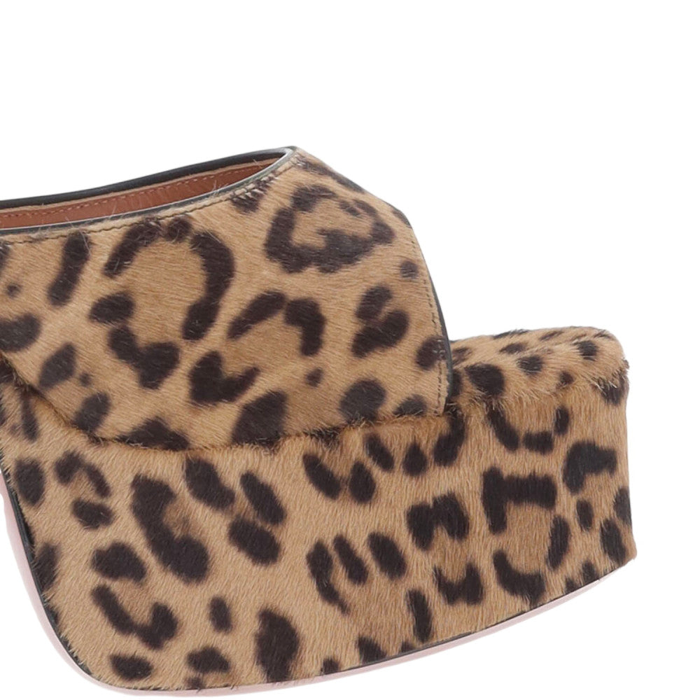 Leopard Print Dalida Heels 4