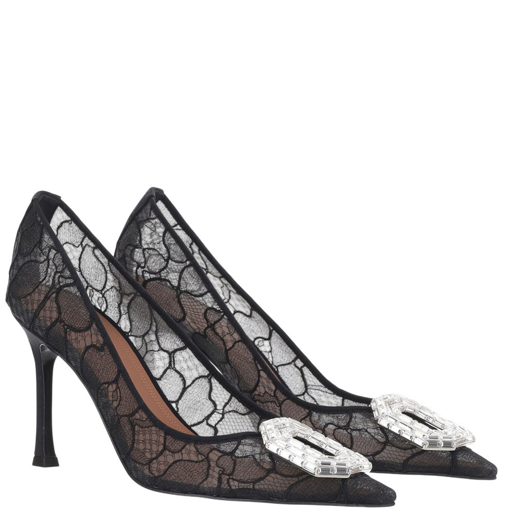 Black Pointed-toe Pumps 2