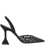 Black Holli Mesh Slingbacks Pumps 1