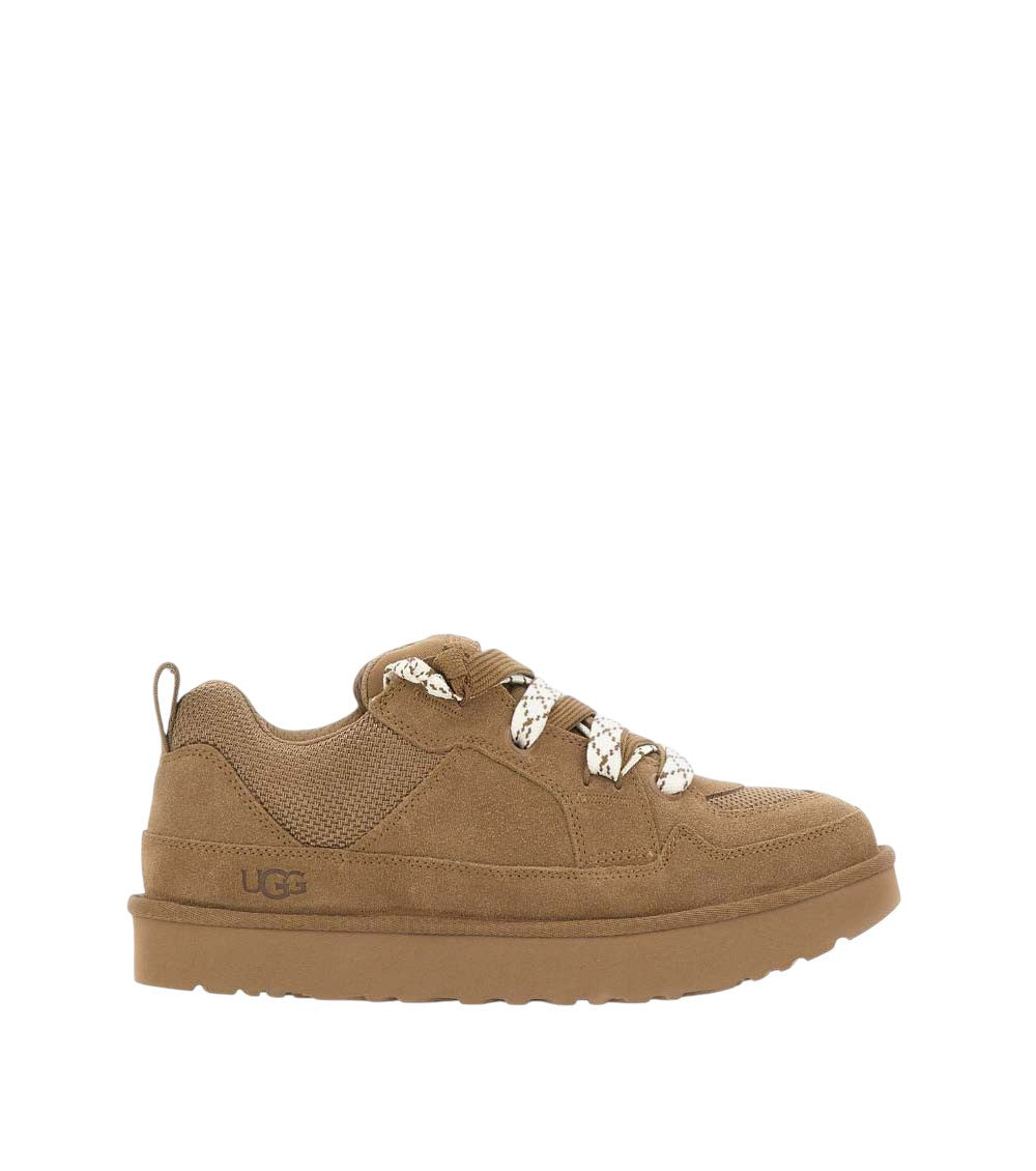 Brown Textured Lowmel Sneakers 1