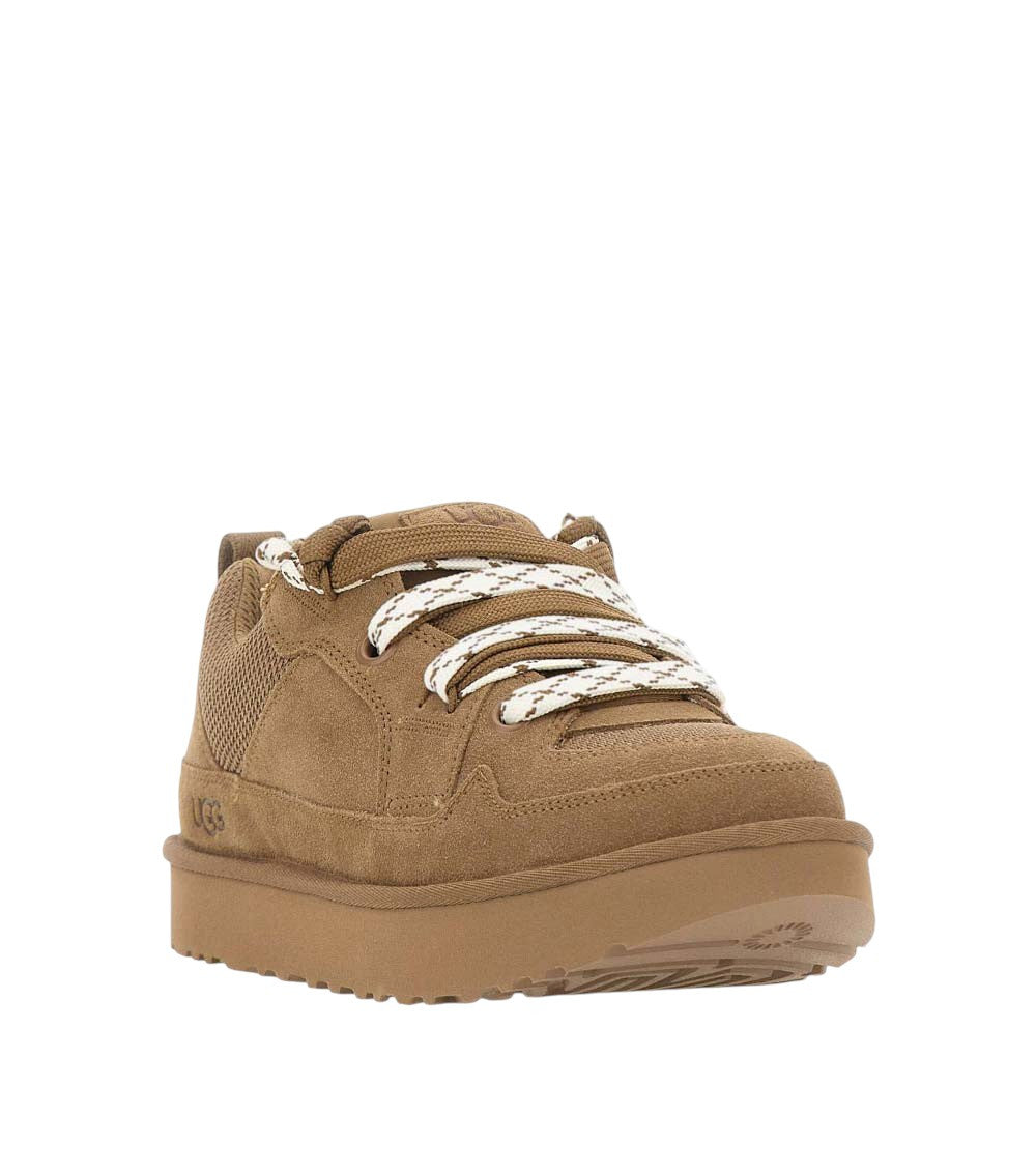 Brown Textured Lowmel Sneakers 2