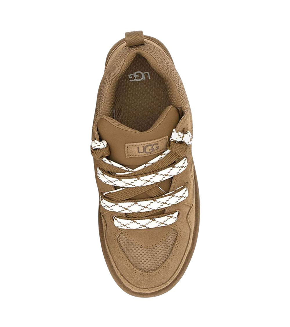 Brown Textured Lowmel Sneakers 3