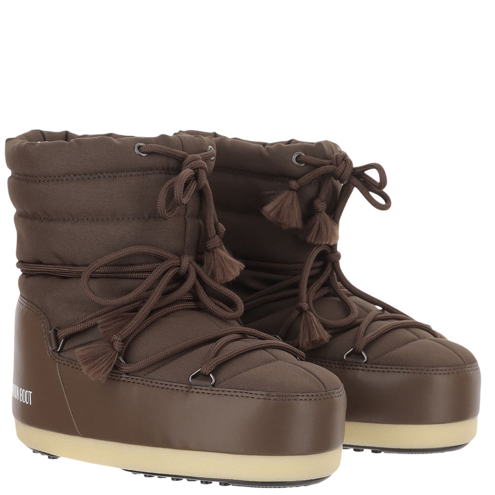 Brown Logo Nylon Boots 2