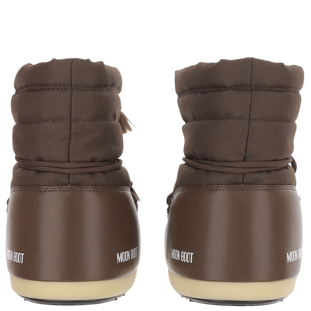 Brown Logo Nylon Boots 3