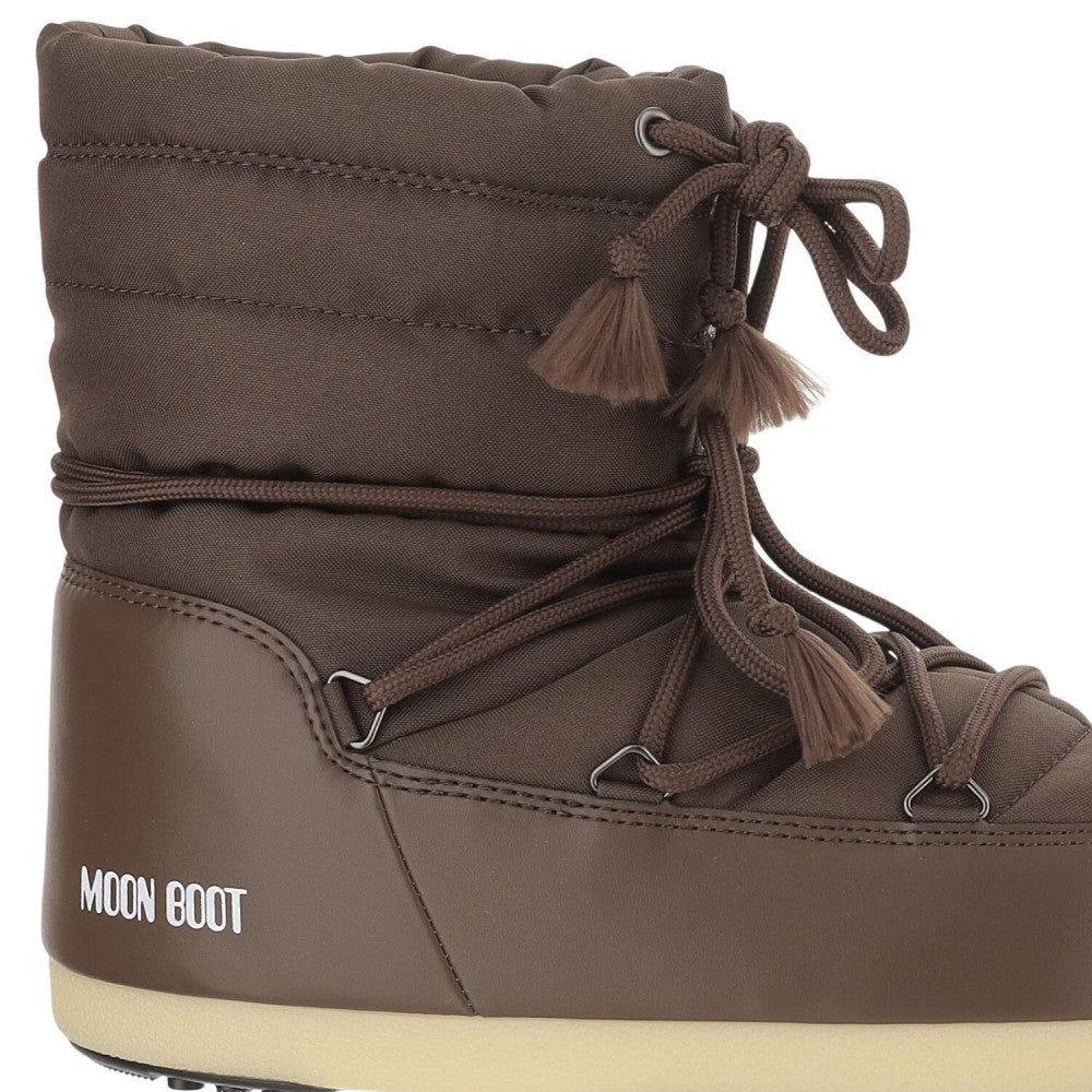 Brown Logo Nylon Boots 4