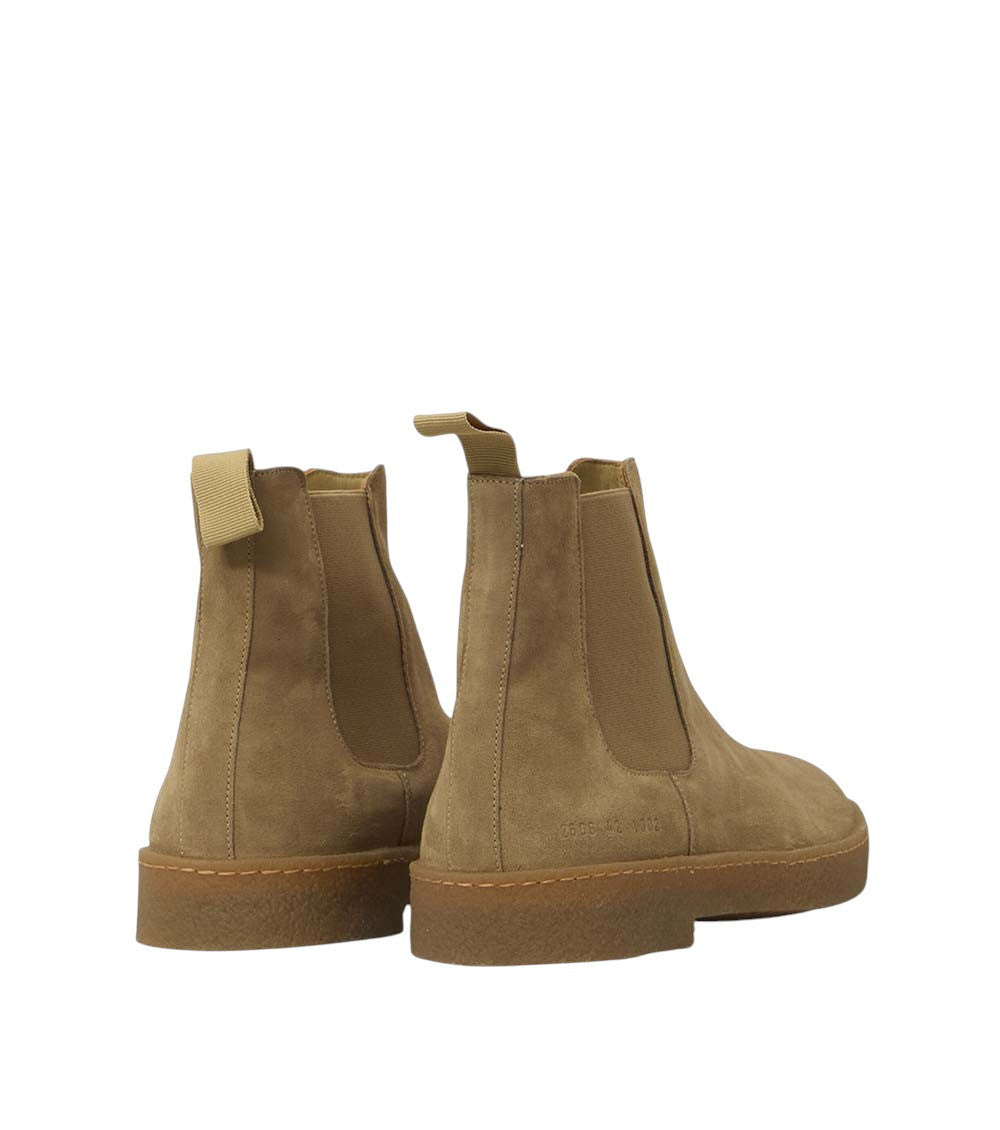 Beige Suede Boots 3