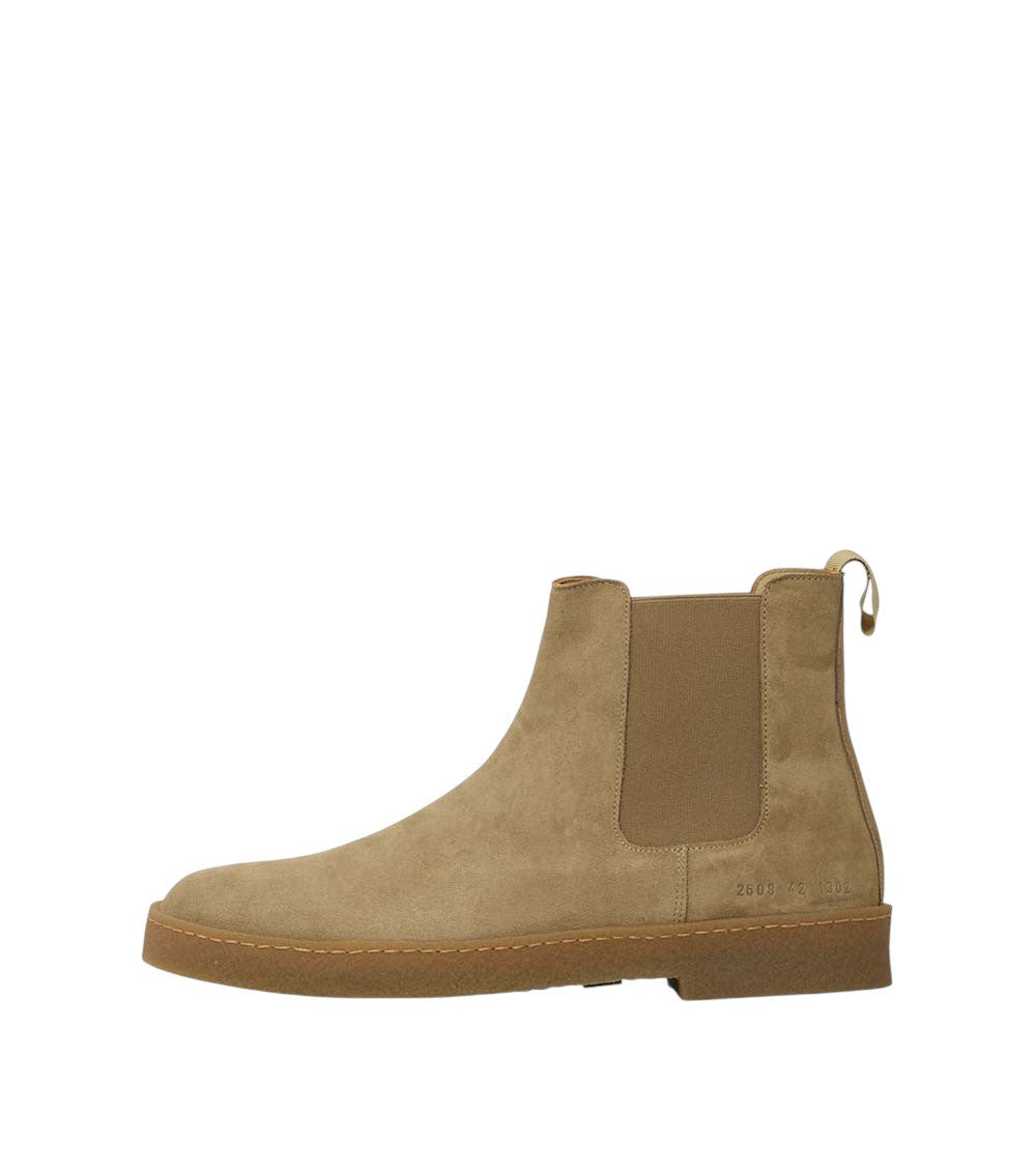 Beige Suede Boots 4