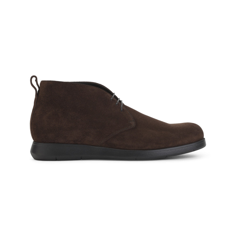 Dark Brown Rising Lace-Up Boots 1
