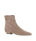Beige Suede Boots 1