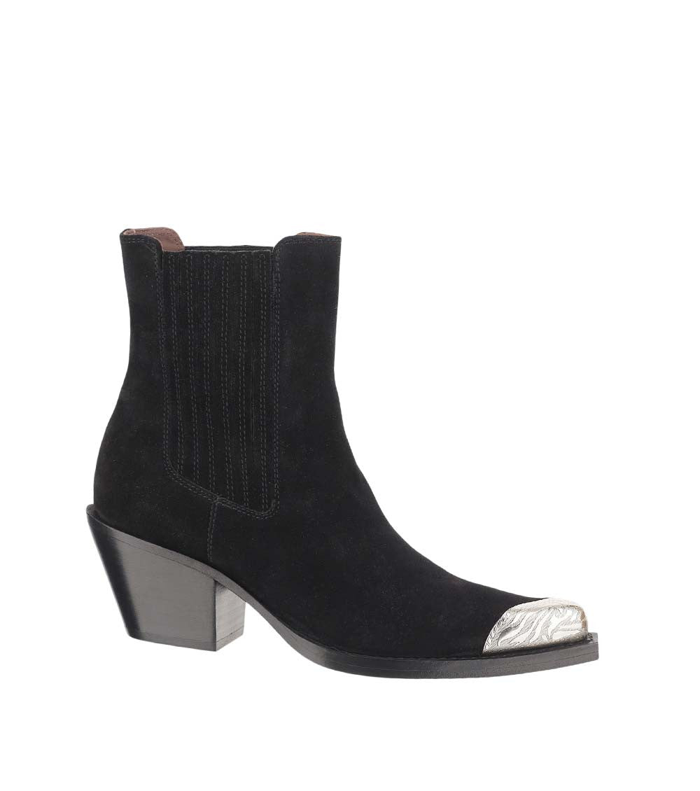 Black Suede Ankle Boots 2