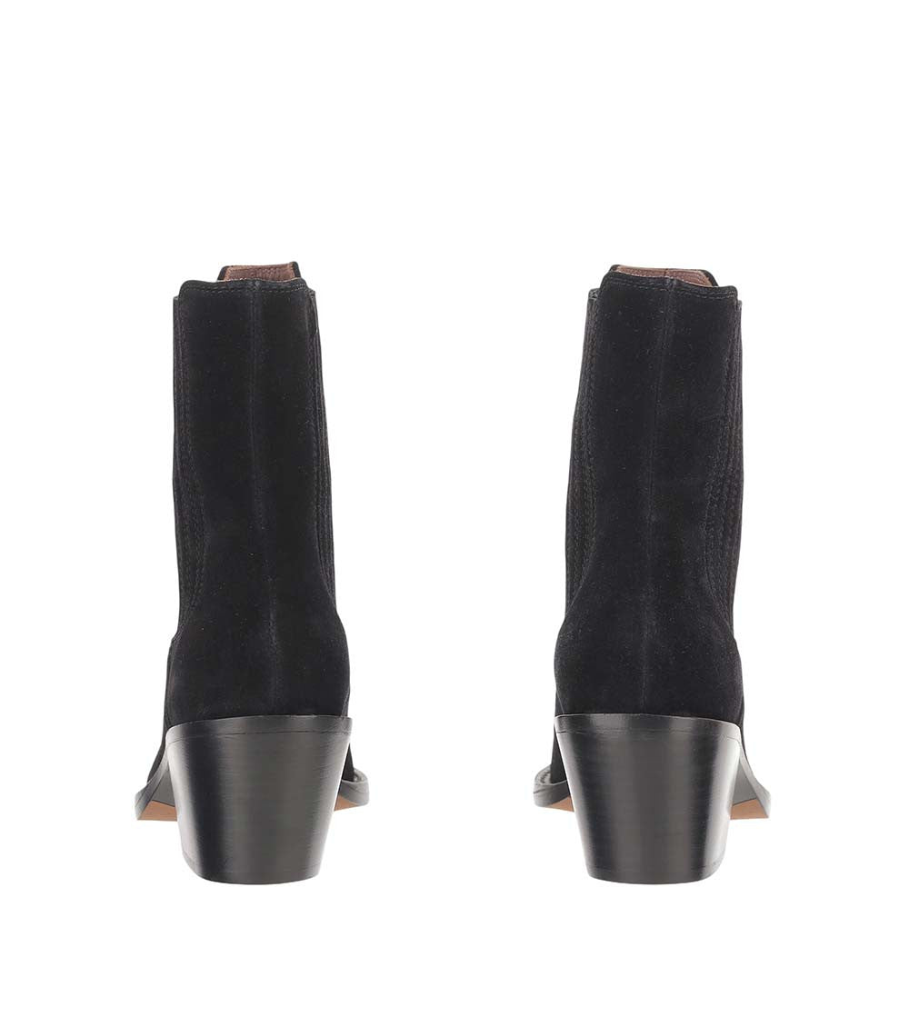 Black Suede Ankle Boots 3