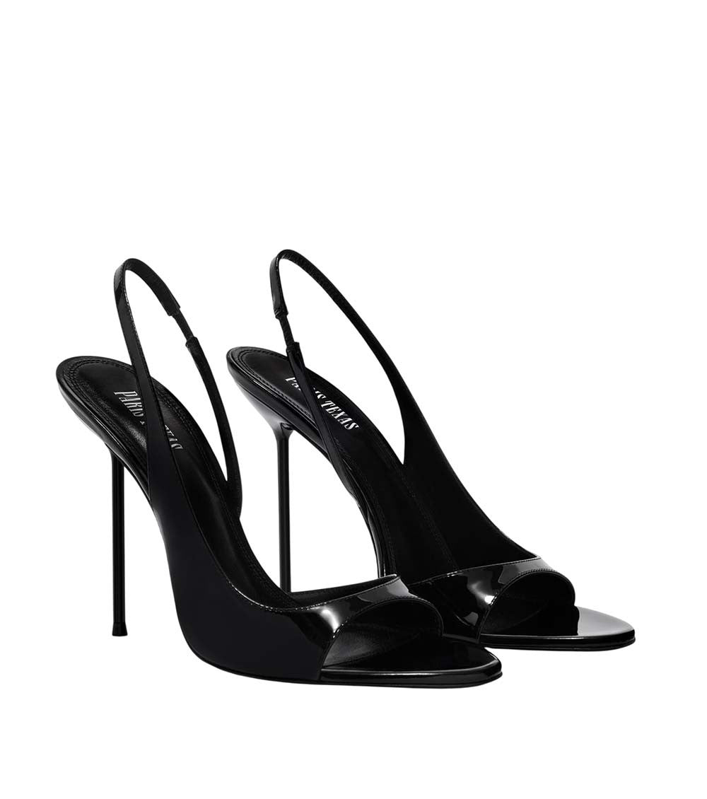 Black Slingback Heels 2