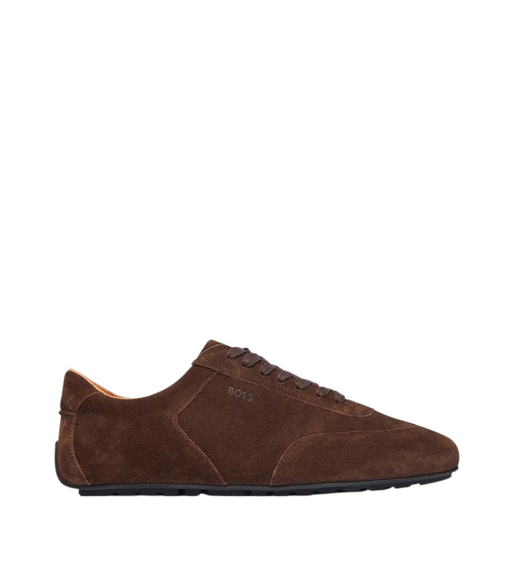 Brown Suede Low-top Sneakers 1