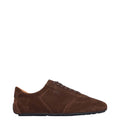 Brown Suede Low-top Sneakers 1