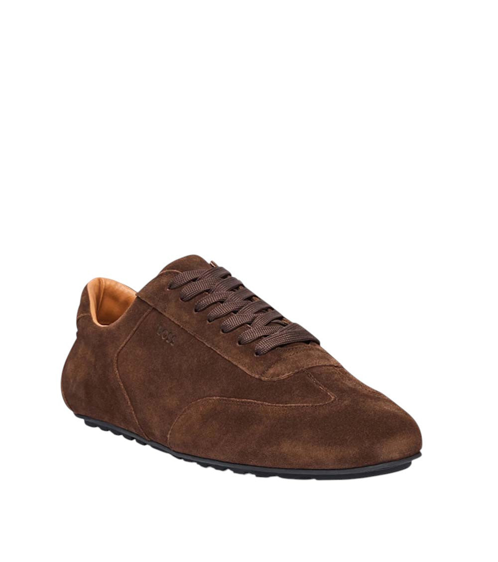 Brown Suede Low-top Sneakers 2