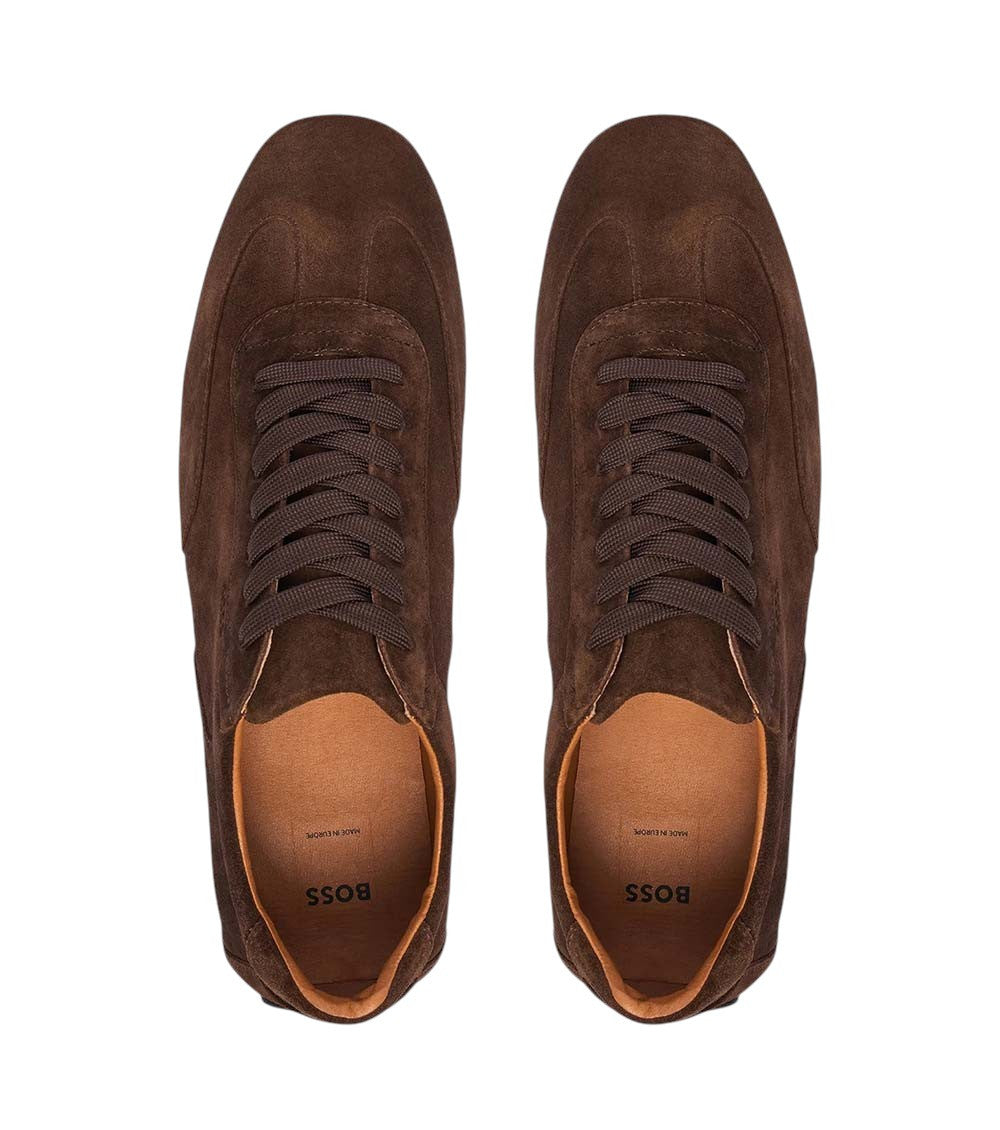 Brown Suede Low-top Sneakers 3