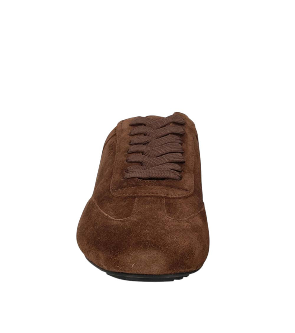 Brown Suede Low-top Sneakers 4