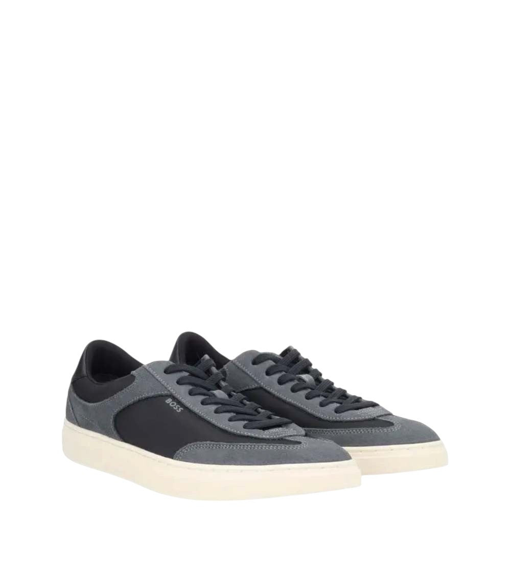 Grey Color-Block Casual Sneakers 2